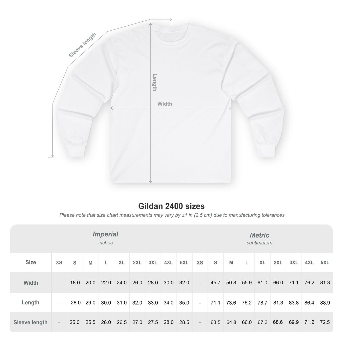 Long Sleeve Tee - Basic Elegance Design