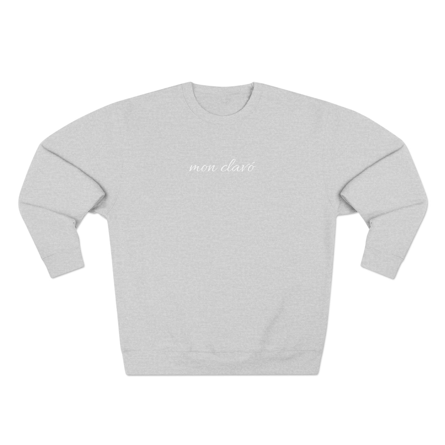Mon Clavó sweatshirt, grey basic.