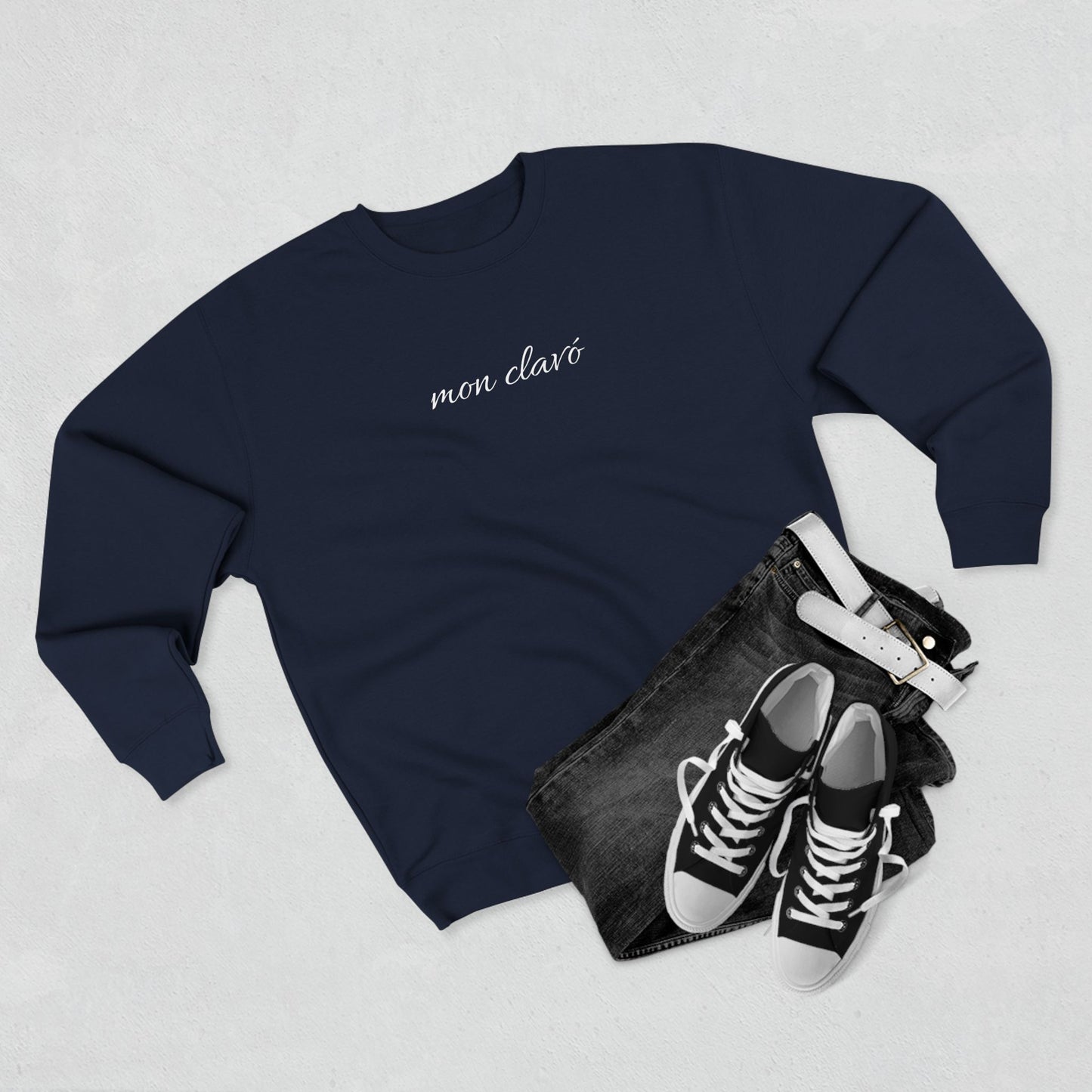 Mon Clavó sweatshirt, grey basic.