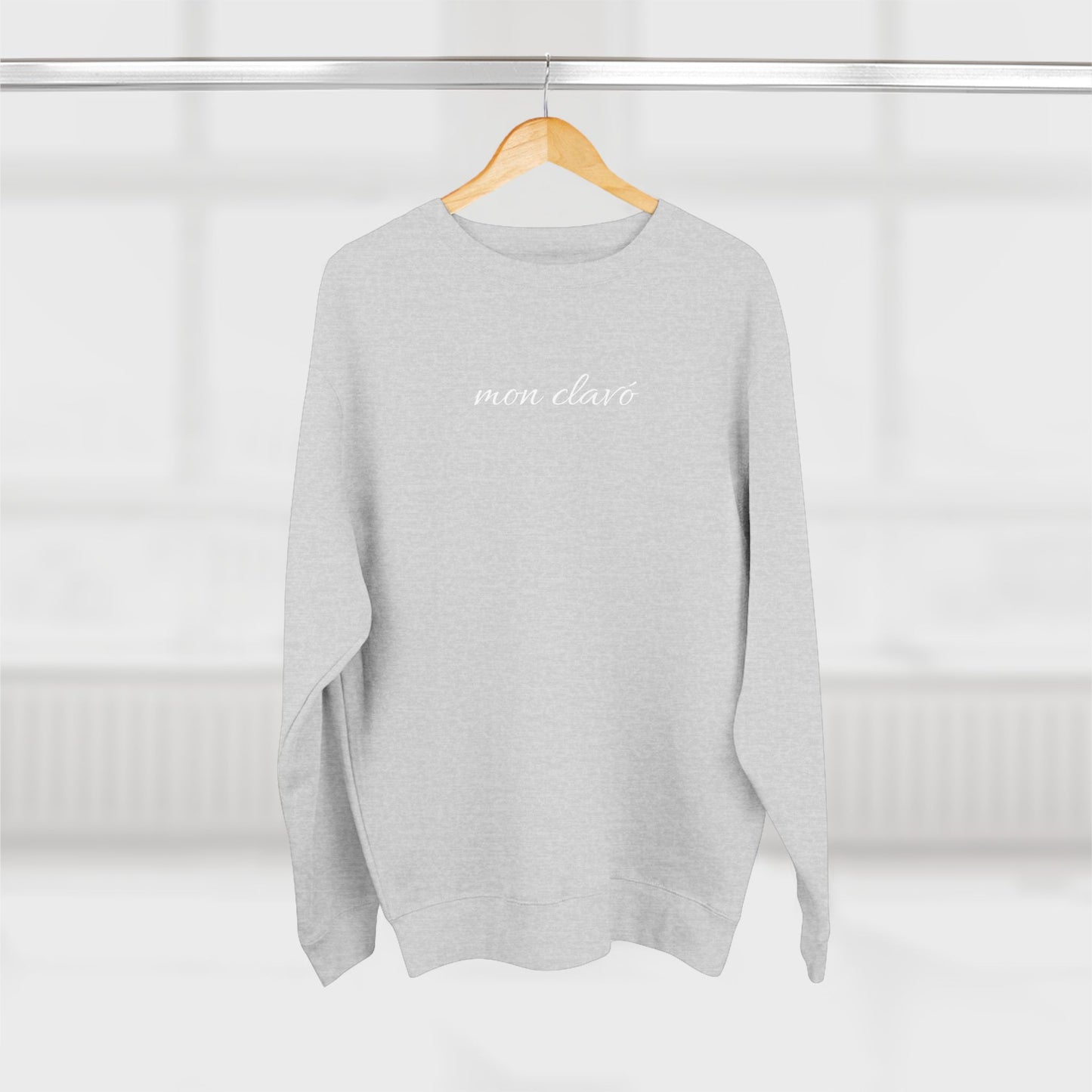 Mon Clavó sweatshirt, grey basic.