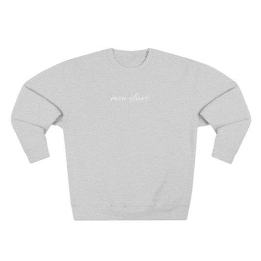 Mon Clavó sweatshirt, grey basic.