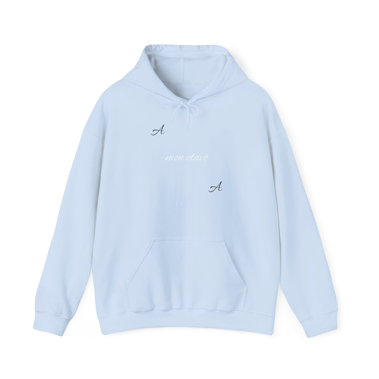 hoodie As, blue Perl.